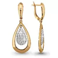 Серьги, золото, артикул LV41307А