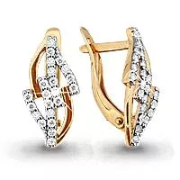 Серьги из золота, артикул LV41296А