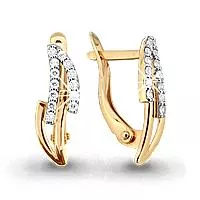 Серьги, артикул LV41295А, золото