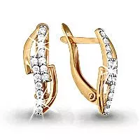 Серьги, золото, артикул LV41294А