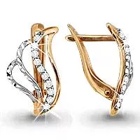 Серьги из золота, артикул LV41293А