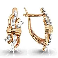 Серьги из золота, артикул LV41287А