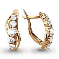 Серьги из золота, артикул LV41286