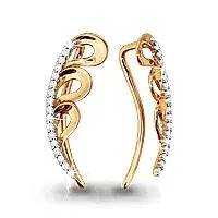 Серьги, артикул LV41273А, золото