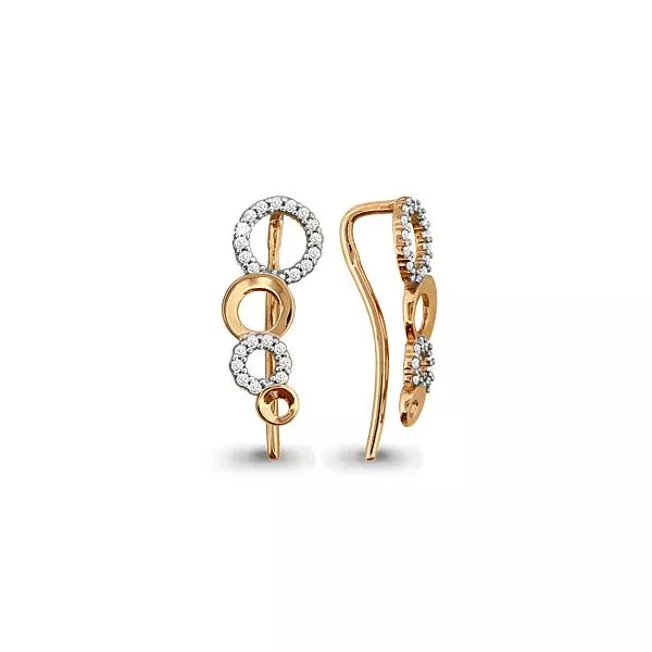 Серьги, золото, артикул LV41253