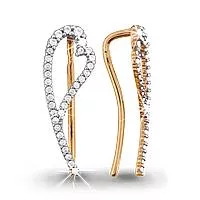 Серьги из золота, артикул LV41252А