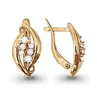 Серьги, артикул LV41194А, золото