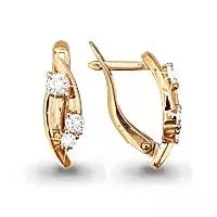 Серьги, золото, артикул LV41191