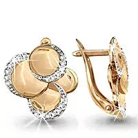 Серьги, золото, артикул LV41177А