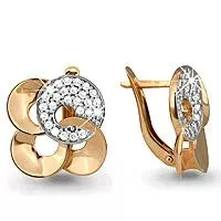 Серьги из золота, артикул LV41175А