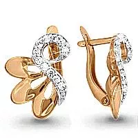 Серьги, артикул LV41166А, золото