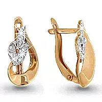 Серьги, артикул LV41163А, золото