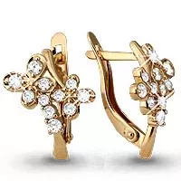 Серьги, золото, артикул LV41158А