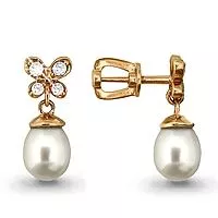 Серьги, золото, артикул LV41133А