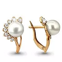 Серьги, артикул LV41130А, золото