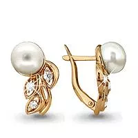 Серьги, золото, артикул LV41126А