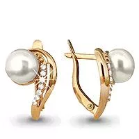 Серьги из золота, артикул LV41121А