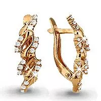 Серьги из золота, артикул LV41078А