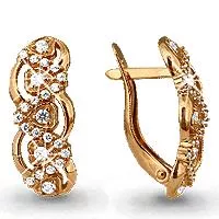 Серьги из золота, артикул LV41074А