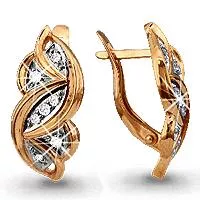 Серьги из золота, артикул LV41067А