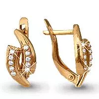 Серьги, артикул LV41062А, золото