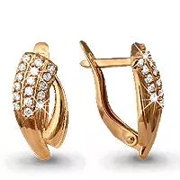 Серьги из золота, артикул LV41058А