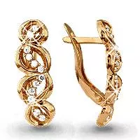 Серьги, артикул LV41053А, золото