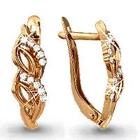 Серьги из золота, артикул LV41049А