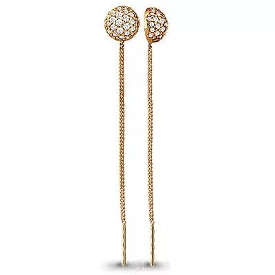 Серьги из золота, артикул LV41030А