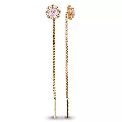 Серьги из золота, артикул LV41024В