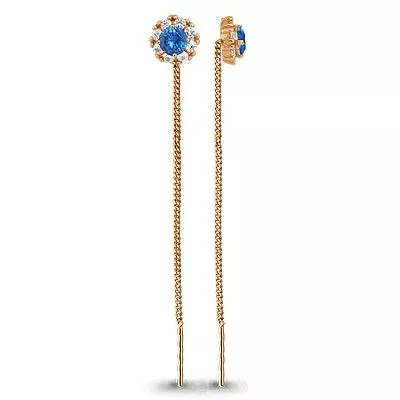 Серьги, артикул LV41024Б, золото