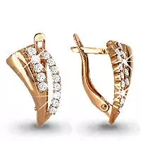 Серьги, золото, артикул LV41015А