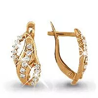 Серьги, золото, артикул LV40991А