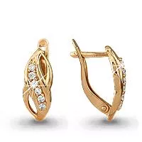 Серьги, золото, артикул LV40988А