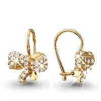 Серьги, артикул LV40979А, золото