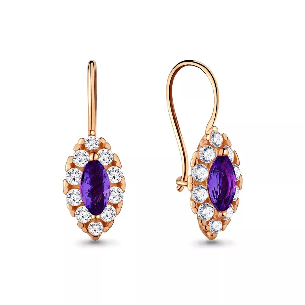 Серьги, артикул LV40969Д, золото