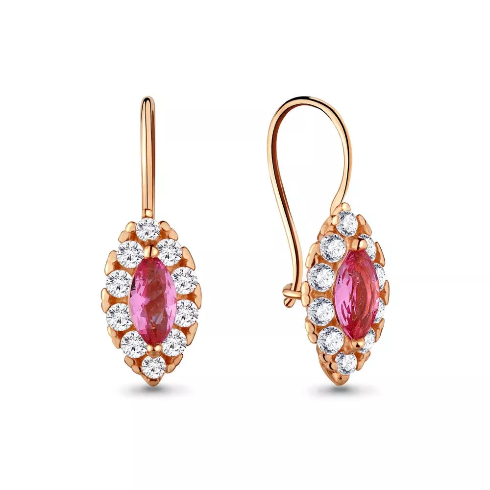 Серьги, золото, артикул LV40969В