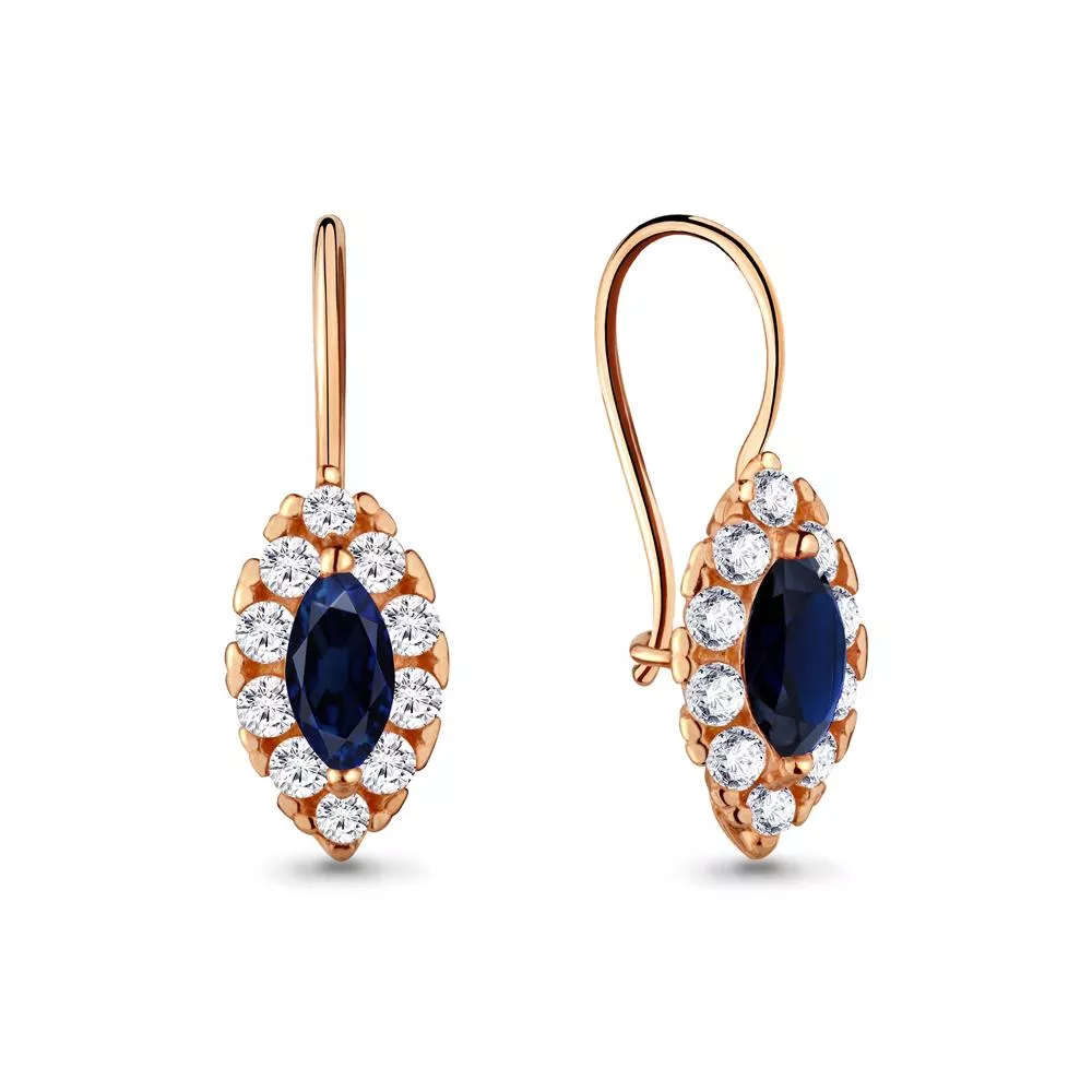 Серьги, артикул LV40969Б, золото