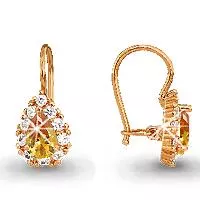Серьги, золото, артикул LV40968Е