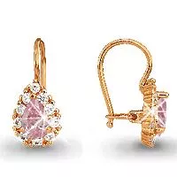 Серьги, золото, артикул LV40968В