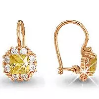 Серьги, золото, артикул LV40966Е