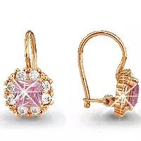 Серьги, золото, артикул LV40966В