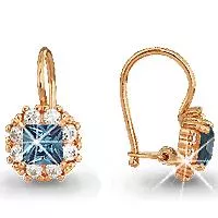 Серьги, артикул LV40966Б, золото