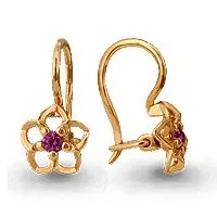 Серьги, артикул LV40961Р, золото