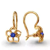 Серьги, золото, артикул LV40961Н