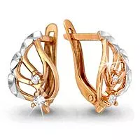 Серьги, артикул LV40887А, золото