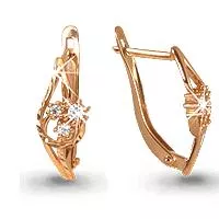 Серьги из золота, артикул LV40865