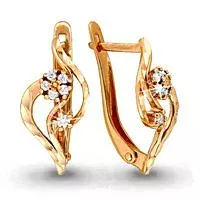 Серьги, золото, артикул LV40856А