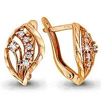 Серьги из золота, артикул LV40776А