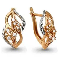 Серьги, золото, артикул LV40772А